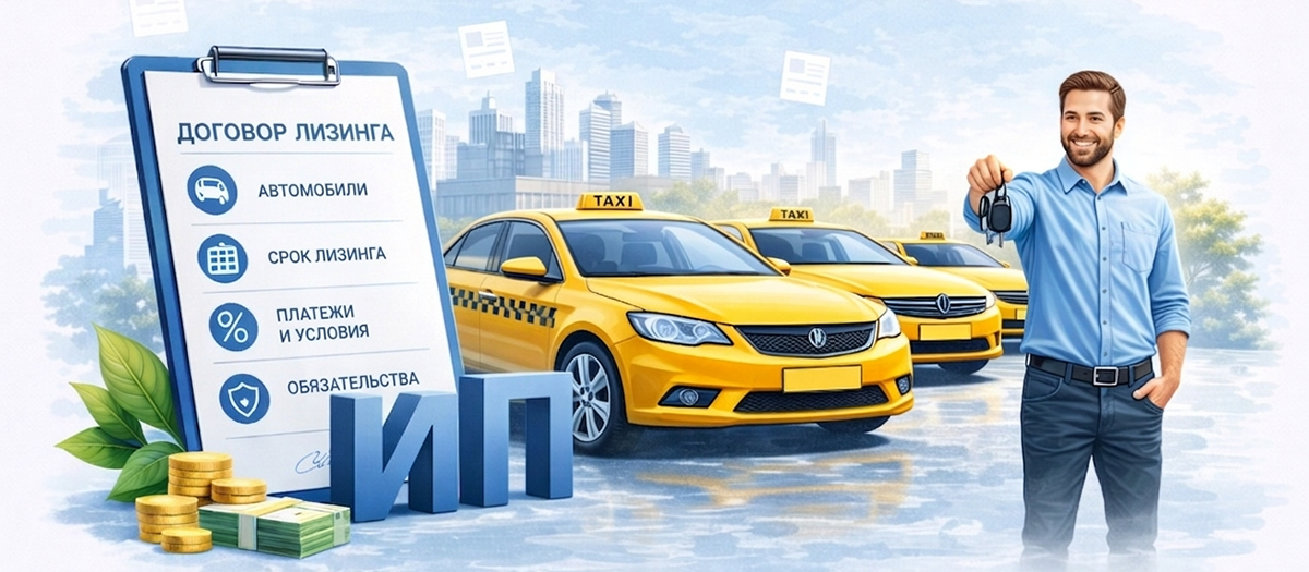 Такси в лизинг — автомобили для таксопарков и ИП в лизинг